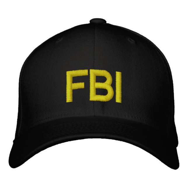 GORRA BORDADA FBI (Anverso)