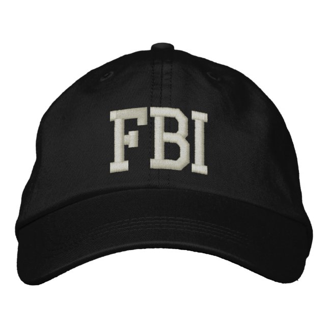 GORRA BORDADA FBI (Anverso)