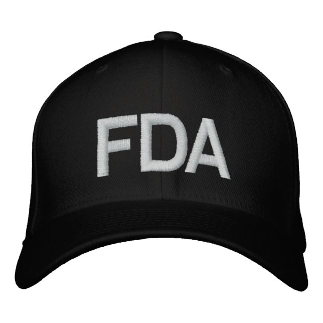 GORRA BORDADA FDA (Anverso)