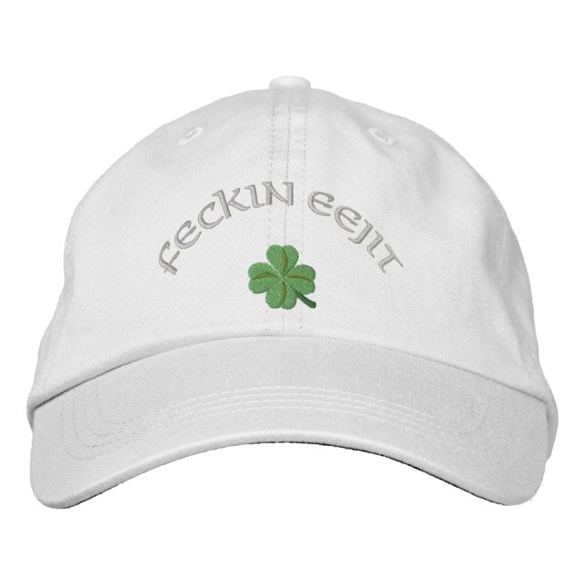 Gorra Bordada Feckin Eejit St Patrick's (Anverso)