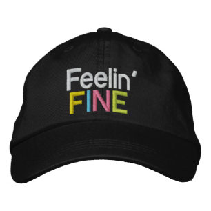 Gorra Bordada ¡Feelin' Fine! por SRF