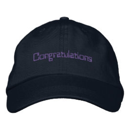 Gorra Bordada Felicitaciones deseos Celebración de Diversión Imp