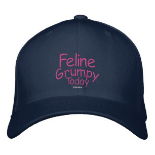 Gorra Bordada Feline Grumpy Today