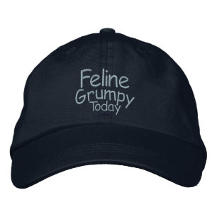 Gorra Bordada Feline Grumpy Today