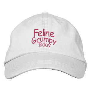 Gorra Bordada Feline Grumpy Today