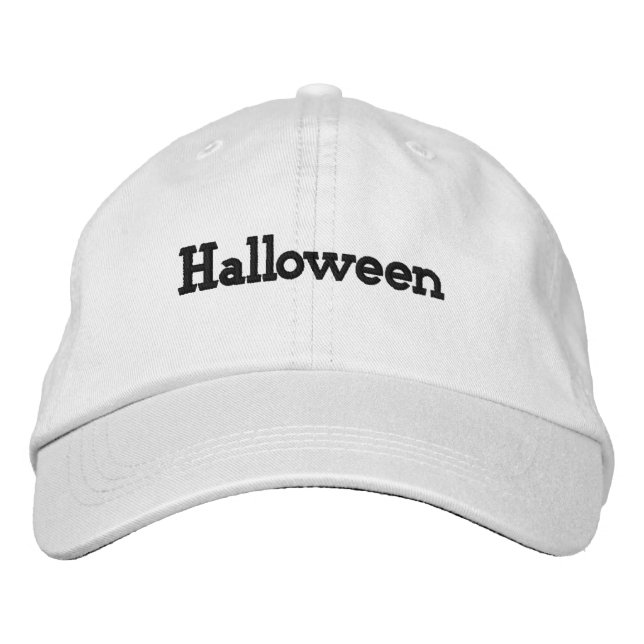 Gorra Bordada Feliz Halloween a todos mis amigos familia-Gorra S (Anverso)