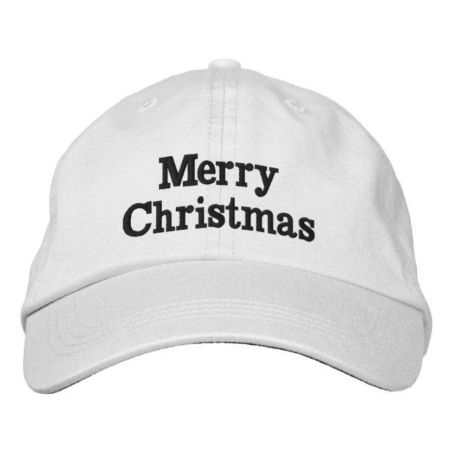 Gorra Bordada "Feliz Navidad" (Anverso)