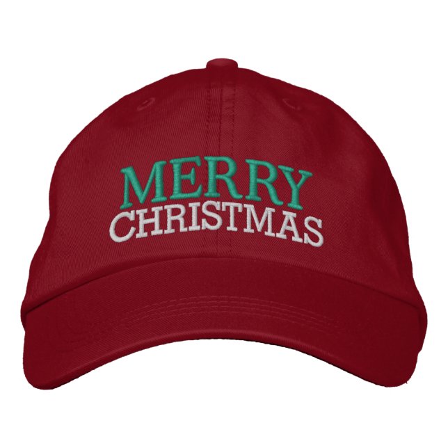 Gorra Bordada Feliz Navidad Cap. por el SRF (Anverso)