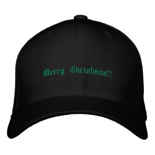 Gorra Bordada Feliz Navidad Deseos Impresos Celebración Fiesta