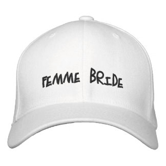 Gorra Bordada Femme Bride