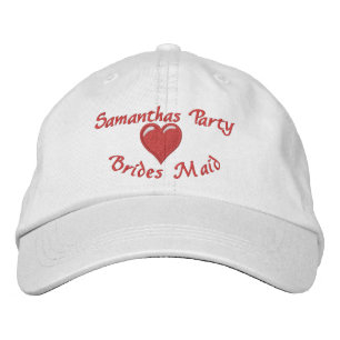 Gorra Bordada Fiesta de la dama de honor