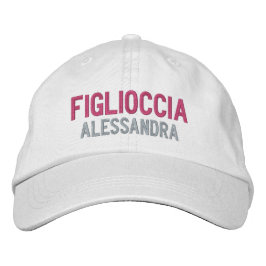 Gorra Bordada Figlioccia (ahijada) personalizada