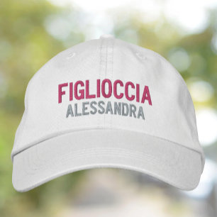 Gorra Bordada Figlioccia (ahijada) personalizada