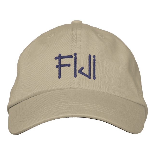 Gorra Bordada Fiyi Embrosed Cap (Anverso)