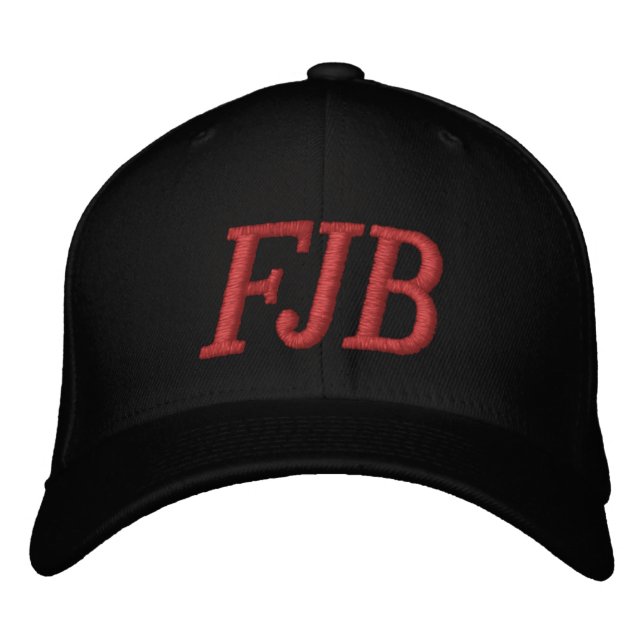 Gorra Bordada FJB Buck Fiden, divertido anti joe Biden (Anverso)