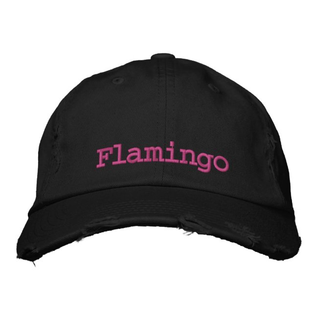 Gorra Bordada Flamingo (Anverso)