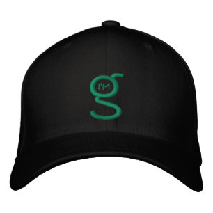 Gorra Bordada Flex Fit Cap w Green Embrodered Logo