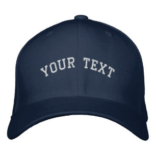 Gorra Bordada Flexfit Lana Blindada Navaja azul