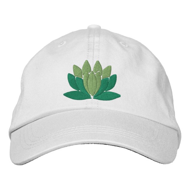 Gorra Bordada Flor de Loto (Anverso)