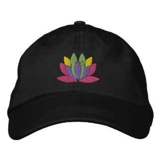 Gorra Bordada Flor de Loto