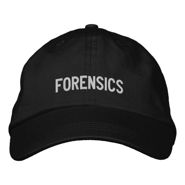 Gorra Bordada Forense (Anverso)