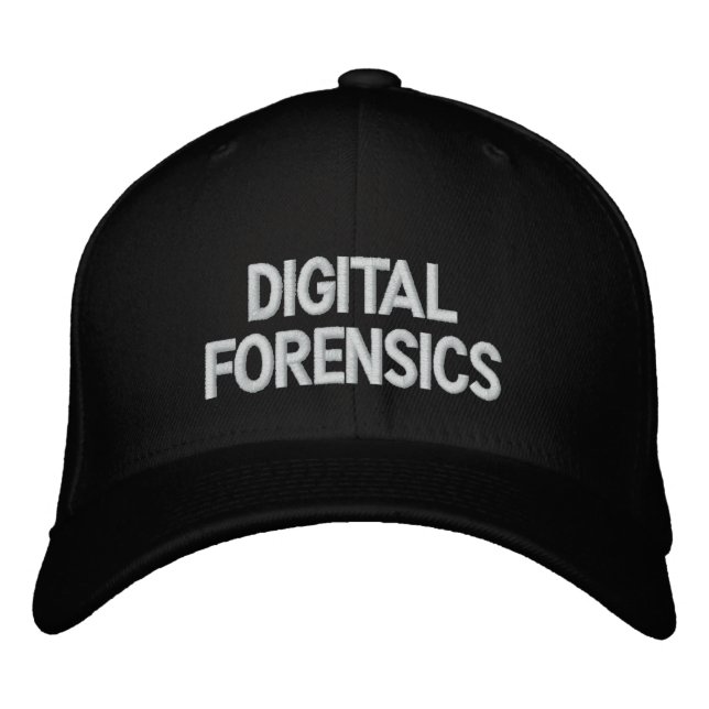 Gorra Bordada Forense digital (Anverso)
