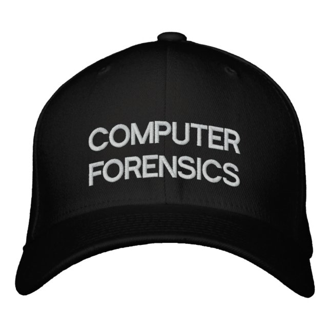 GORRA BORDADA FORENSÍA DE EQUIPO (Anverso)