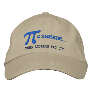 Gorra Bordada Fórmula de Personalizable pi