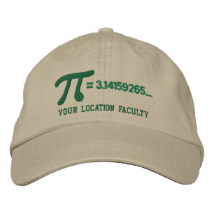 Gorra Bordada Fórmula de Personalizable pi