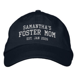Gorra Bordada Foster Mom Personalized Embroidered Hat