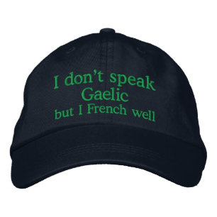 Gorra Bordada Francés bien