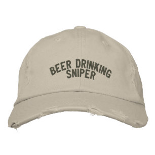 Gorra Bordada Francotirador para beber cerveza