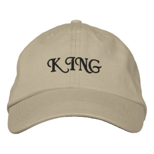 Gorra Bordada fuente de bloque de caballería de texto personaliz