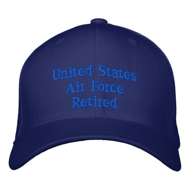 GORRA BORDADA FUERZA AÉREA DE EE.UU. RETIRADA (Anverso)