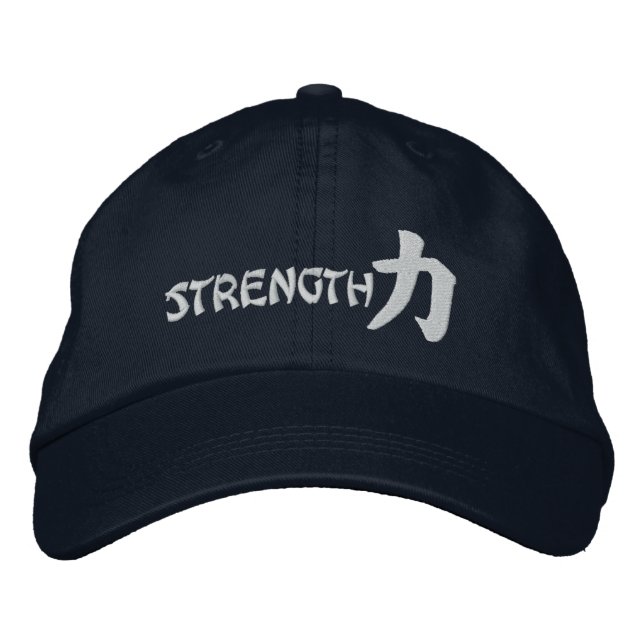 Gorra Bordada Fuerza kanji (Anverso)