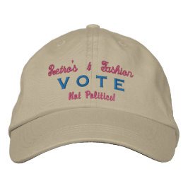 Gorra Bordada Fun Stylish Election Gear -  Vote 