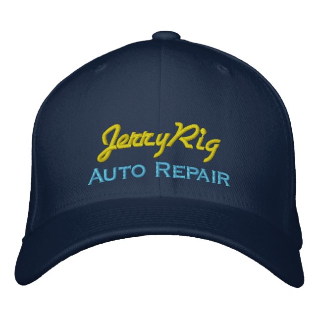 Gorra Bordada Funny Auto Mechanic (Anverso)