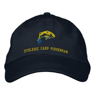 Gorra Bordada Funny Dyslexic Carp Fisherman