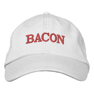 Gorra Bordada Funny Novedad Partida Béisbol BACON