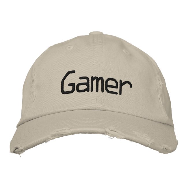 Gorra Bordada Gamer - Personalizado (Anverso)