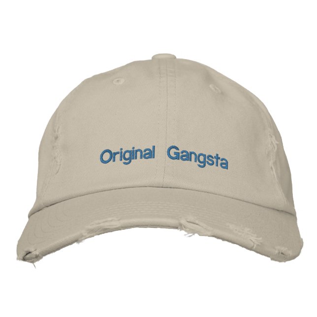 Gorra Bordada Gangsta rap (Anverso)