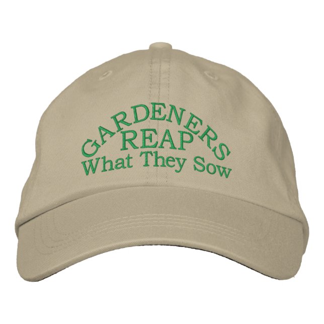 Gorra Bordada Gardener (Anverso)