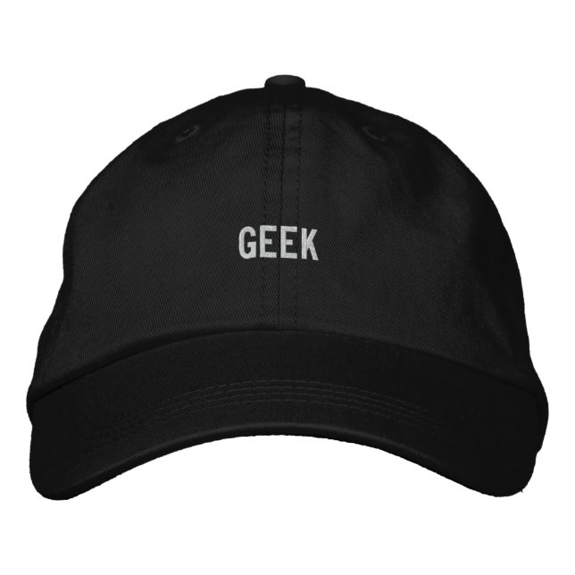 Gorra Bordada Geek (Anverso)