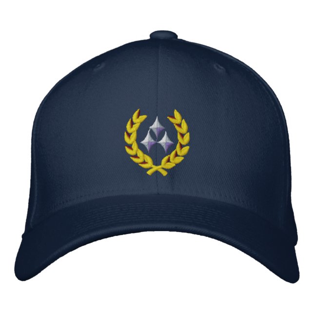 Gorra Bordada General de tres estrellas (Anverso)