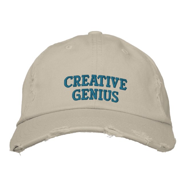 Gorra Bordada Genio creativo (Anverso)