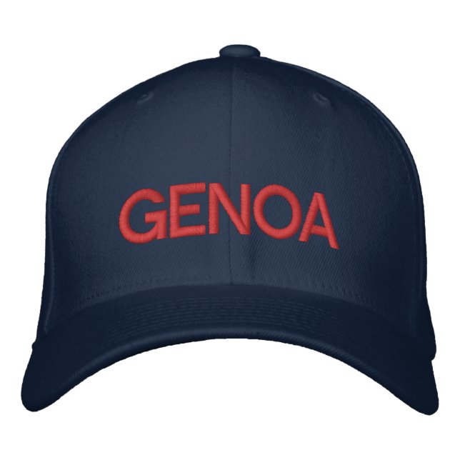 Gorra Bordada Génova Cap (Anverso)