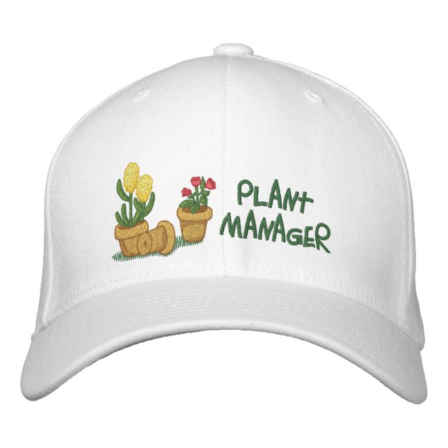 Gorra Bordada Gestor de plantas (Anverso)