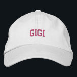 Gorra Bordada Gigi<br><div class="desc">Gorrita de béisbol linda para la abuela.</div>