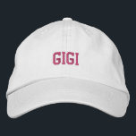 Gorra Bordada Gigi<br><div class="desc">Gorrita de béisbol linda para la abuela.</div>