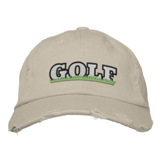 Gorra Bordada GOLF Bordado Desgastado